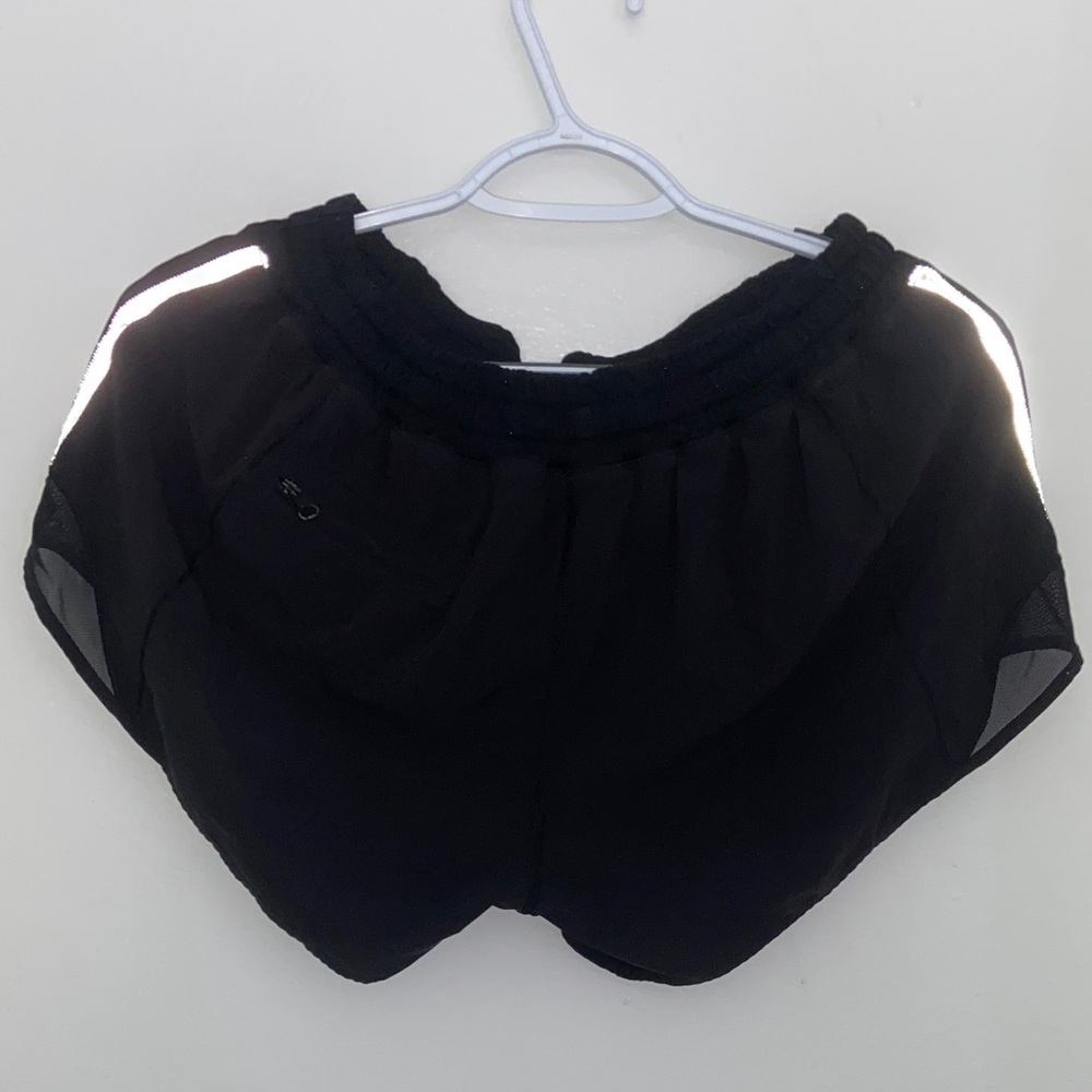 Black Lululemon Hotty Hot Shorts